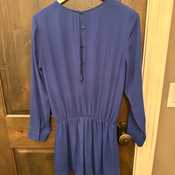 Collective concepts, long-sleeved, blue romper - Picture 2 of 4